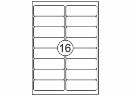 Etiket Quantore 99.1x33.8mm 1600 stuks