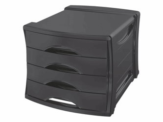 LADENBOX VIVIDA 4 LADEN ZWART artikel afbeelding