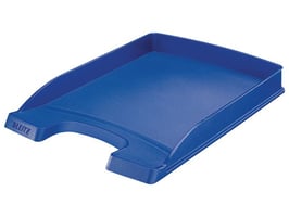 Leitz Plus Slim Brievenbak, Polystyreen, 255 x 37 x 357 mm, Blauw
