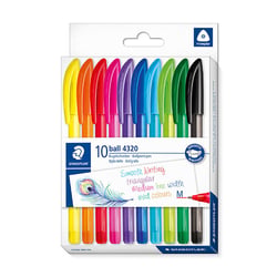 Balpen Staedtler 4320 assorti/pak10
