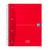 Collegeblok Oxford Office Essentials European book A4+ 4-gaats 120 vel assorti