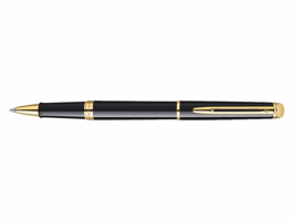 Rollerpen Waterman Expert black lacquer GT fijn