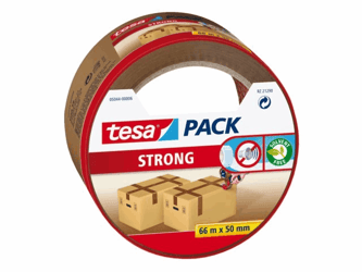 TESA 05044 Verpakkingstape PP-acryl no noise. 50mm x 66m Bruin artikel afbeelding
