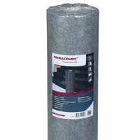 PrimaCover CARPETSAVER-FR, zelfklevend tapijtvlies, afmeting 1m x 50m, kleur grijs/zwart