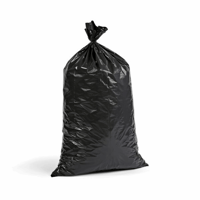 Standaard afvalzakken, LDPE, 70 l 60 µm (Kleur: Zwart; Materiaaldikte: 40 µm)