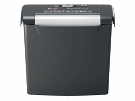 Rexel Momentum S206 strip-cut versnipperaar, 6 vellen, snijbreedte 6 mm, zwart
