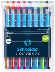 Rollerpen Slider Basic Colours XB assorti etui a 8st.