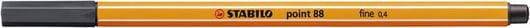 Fineliner STABILO Point 88/97 diepkoud grijs artikel afbeelding