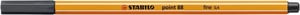 Fineliner STABILO Point 88/97 diepkoud grijs artikel afbeelding