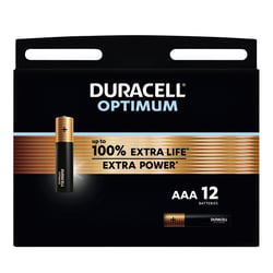 Batterij Duracell Optimum 12xAAA artikel afbeelding