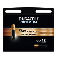 Batterij Duracell Optimum 12xAAA