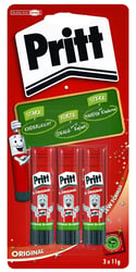 Lijmstift Pritt 11gr blister à 3 stuks artikel afbeelding