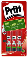 Lijmstift Pritt 11gr blister à 3 stuks