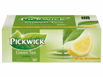 Thee Pickwick groene thee lemon/pak 100 artikel afbeelding