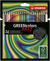 Kleurpotloden STABILO Greencolors 6019/24-1-20 etui à 24 stuks