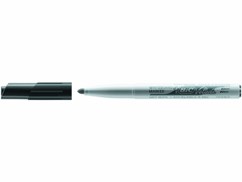 BiC Whiteboard marker Velleda 1741 1,4 mm, zwart (pak 12 stuks)