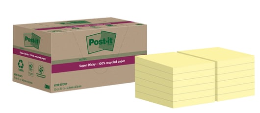 Memoblok 3M Post-it 622 RSS12CY 47.6mmX47.6mm geel