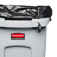 Afvalbak voor kringloopmateriaal SLIM JIM® inhoud 60 l, tuimeldeksel grijs