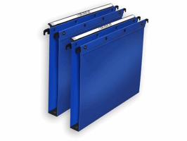 L'oblique Hangmap Ultimate® PP Verticaal, A4, 30 mm bodem, blauw (doos 10 stuks)