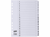 Staples Tabbladen wit karton 11 rings, A4, bedrukte tabs, 1-20 (set 20 vel) artikel afbeelding