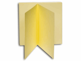 Dubbele kaart Papyrus Envelpack Design vierkant 130x130mm ivoor 894460