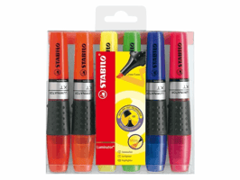 Markeerstift STABILO Luminator XT 71/6 assorti etui à 6 stuks