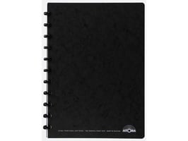 Notitieboek Atoma A4 meetingbk ruit zw