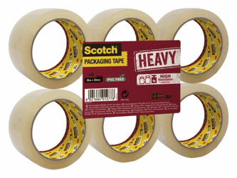 VERPAKKINGSTAPE 3M SCOTCH HV5066FT 50MMX66M TRANSPARANT artikel afbeelding
