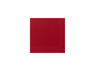 Duni Luxe Servetten Rood (pak 125 stuks) artikel afbeelding