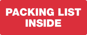 Waarschuwingssticker Pack list ins/rl300