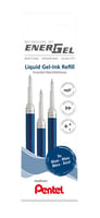 Gelschrijvervulling Pentel LR7 Energel 0.4mm blauw set à 3 stuks