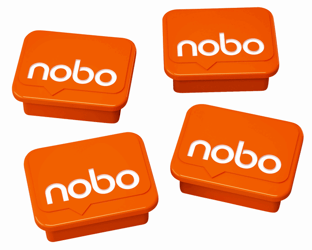 MAGNEET NOBO WHITEBOARD 22MM ORANJE artikel afbeelding