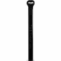 Thomas & Betts Ty 26 mx kabelbinders zwart met stalen lip, 3,6 mm x 284 mm artikel afbeelding