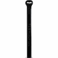 Tyraps 92 mm x 2,4 mm, zwart, met stalen lip, Thomas & Betts Ty 23 mx
