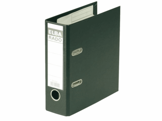ORDNER ELBA RADO PLAST A5 75MM PVC ZWART artikel afbeelding