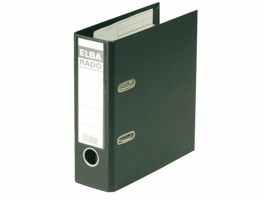 Ordner Elba Rado Plast A5 staand 75mm pvc zwart