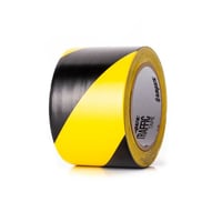 Vloermarkeringstape breedte 75 mm geel/zwart artikel afbeelding