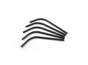 Buigrietje papier (FSC®) zwart, ø 8 mm / 21cm