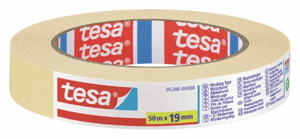 Afplaktape tesa® Economy 50mx19mm geel