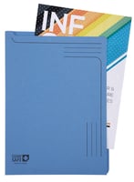 Insteekmap L-model Exacompta Clean'Safe bedrukt blauw