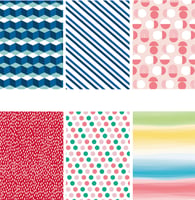Inpakpapier IG Group Geo 200x70cm assorti