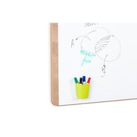 Whiteboard NATURAL frame in houtlook, bord wit