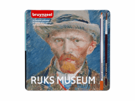 Kleurpotloden Bruynzeel aquarel Van Gogh blik à 24 stuks assorti