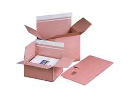 Smartbox Pro Pakdoos 160x130x70mm, Enkellaags, bruin (1 pak x 10 stuks)