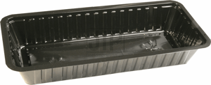 A-bakje Type A18 203x95x33 PS Zwart Inhoud 480CC. Doosinhoud 1000 St.