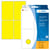 Etiket HERMA 2491 52x82mm geel 128 stuks