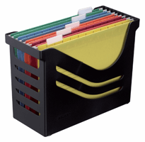 Hangmappenbox Djois Re-Solution + 5 hangmappen zwart