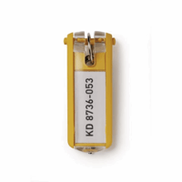 Sleutelhanger verpakkingseenheid (VE) = 36 st. geel