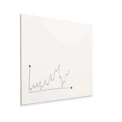 Whiteboard SHARP frameloos, met rechte hoeken b x h = 2380x1180 mm