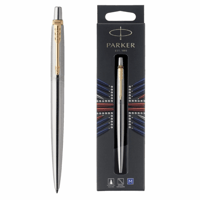 Balpen Parker Jotter stainless steel GT medium blister à 1 stuk